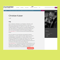 Fixpoetry Christian Kaiser